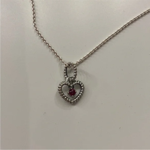 Pandora ruby pendent - Picture 1 of 1